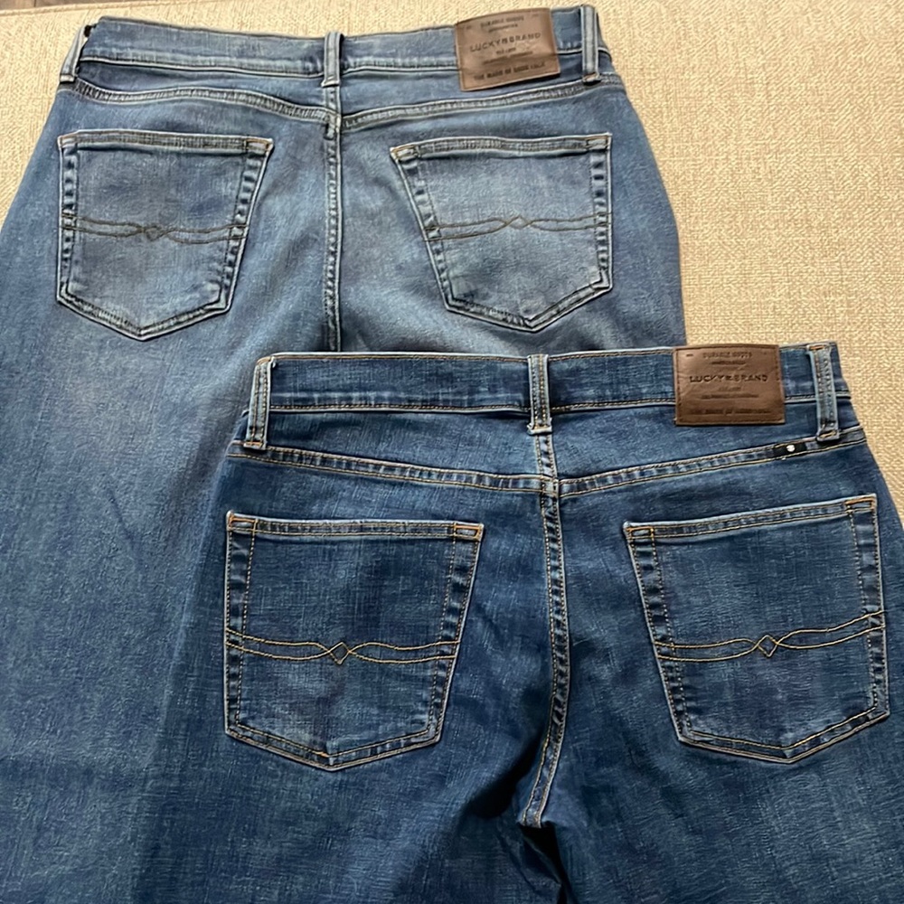 Lucky Brand Men’s Jeans Straight Cut Size 32/30 - Set of Two Pairs